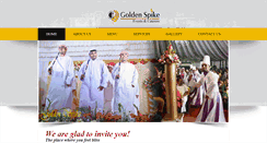Desktop Screenshot of goldenspikeevents.com